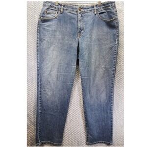 Bandolino Blu Mandie Womens‎ Straight Leg Jeans Denim Size 18 High Rise Stretch